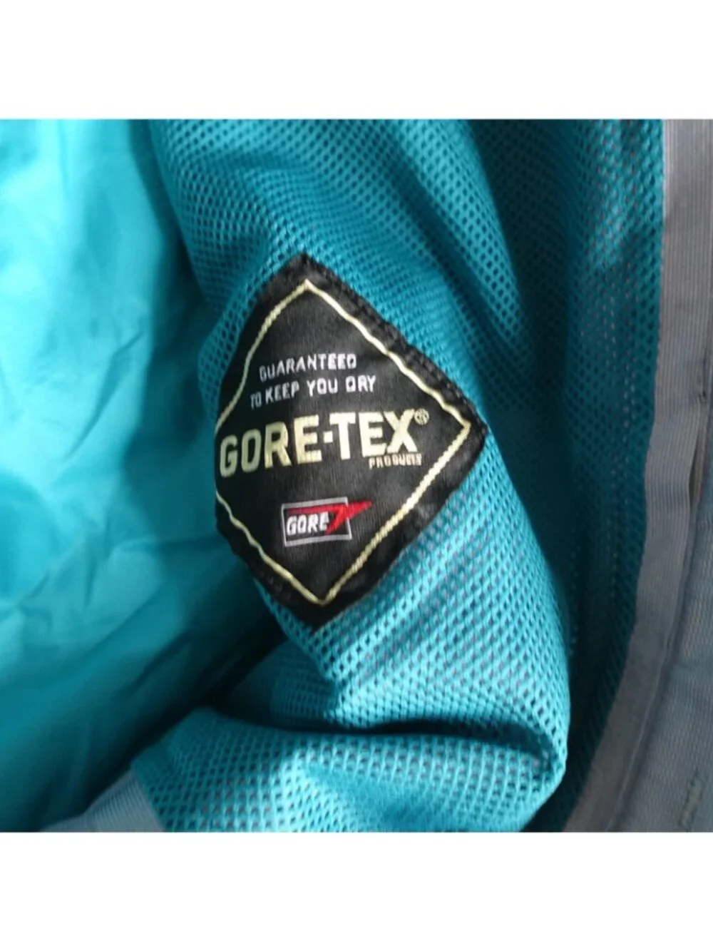 Adidas Mens Jacket XL Blue Teal Gore-Tex